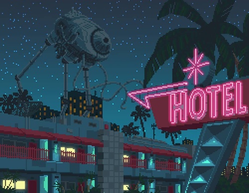 Galería De Ilustración Del Abuelo RetroWave - México