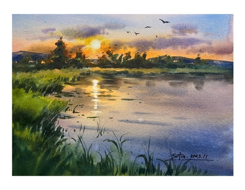 Gallery Of WaterColor Painting By Sofia Wu Mei - China
