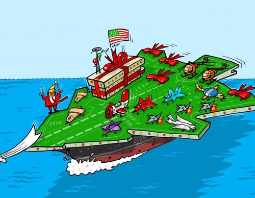 Já está começando a parecer Natal!  Paz na Terra e boa vontade a todos os homens!