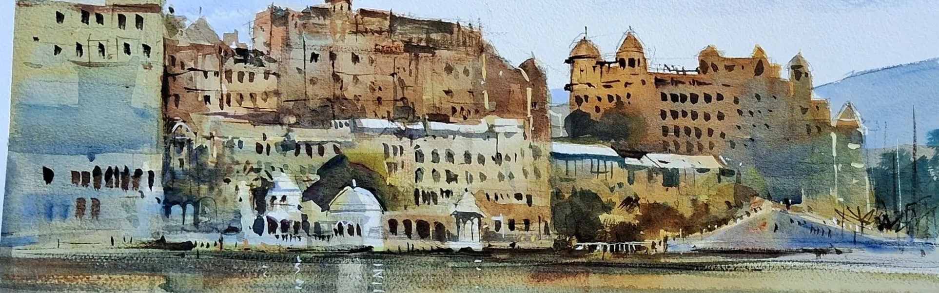 Gallery Of Watercolor Painting By Milind Mulick - India