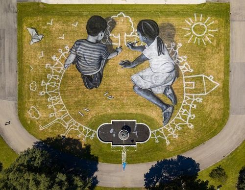 Gallery Of Street Art By Saype - France