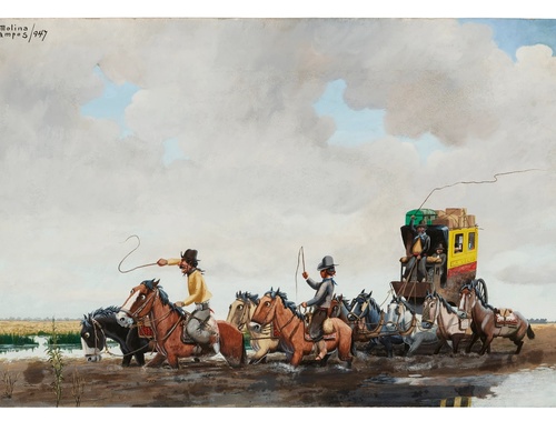 Gallery Of Painting By Florencio Molina Campos - Argentina