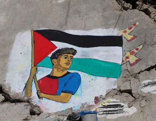 "Shukran": Gaza pays tribute to Lamine Yamal with a mural among ruins