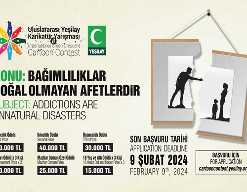 THE 8th the International Green Crescent Cartoon Contest-Turkey 2024