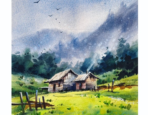Gallery Of WaterColor Painting By Sofia Wu Mei - China