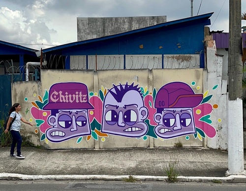 Galería de arte callejero de Chivitz - Brasil