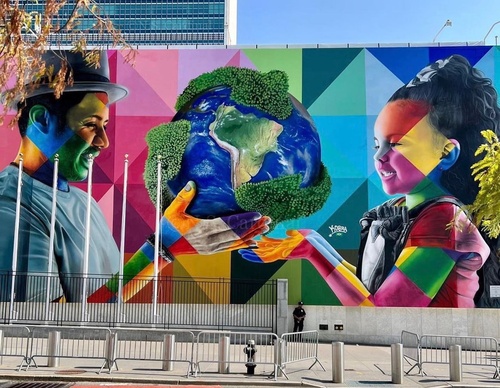 Gallery of street painting by Eduardo Kobra - Brazil