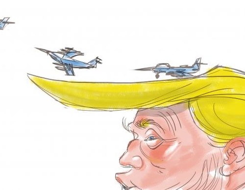 Tariffs + Tariffs CARTOON ON TRUMP'S TARIFFS AND THE START OF AN ECONOMIC WAR
