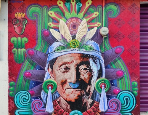 Galería de arte callejero de Nashi Bime - México