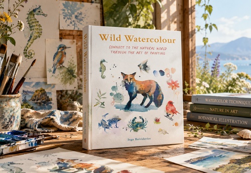 Wild Watercolour: Connect to the natural world through the art of painting by Inga Buividavice
