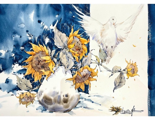 Gallery Of WaterColor Painting By Sofia Wu Mei - China
