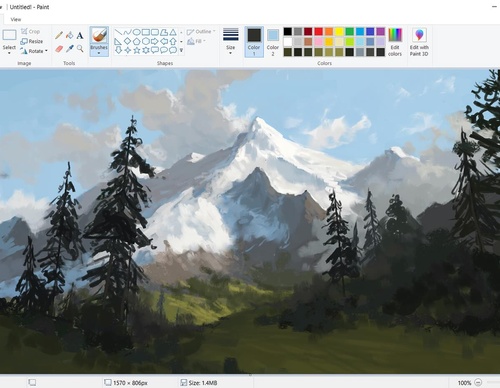 Gallery Of Drawing With Windows Paint By Christian Young - USA_1