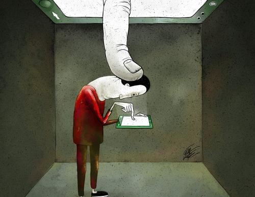 Gallery of Humor illustration by Oguz Demir - Turkey