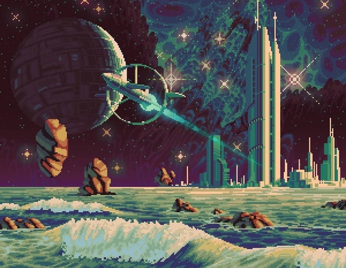 Galería De Ilustración Del Abuelo RetroWave - México