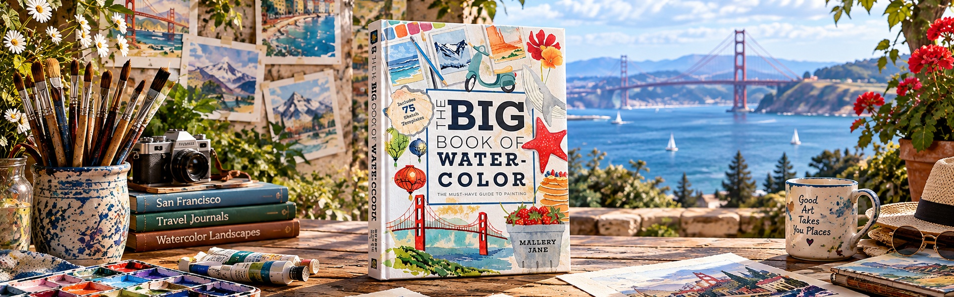 The Big Book of Watercolor: The Must-Have Guide to Painting by Mallery Jane