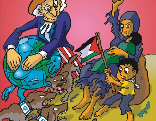 Galeria de cartoon sobre o Genocídio de Gaza