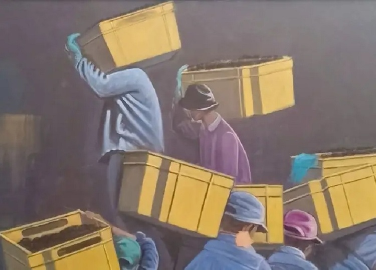 An art auction in Argentina