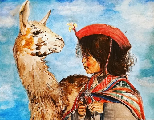 Galeria de Pinturas em Aquarela de Sanchez Laurène - Brasil