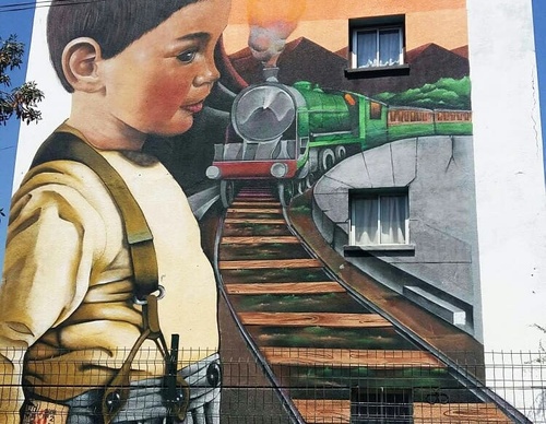Galería de arte callejero de Kevin Galassi - Chile