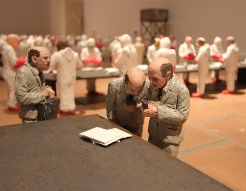 Gallery of Sculpture & Modern art by Isaac Cordal-Spain