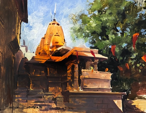 Gallery Of Watercolor Painting By Sikander Singh - India