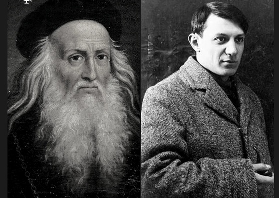 A principal diferença entre Picasso e Leonardo da Vinci