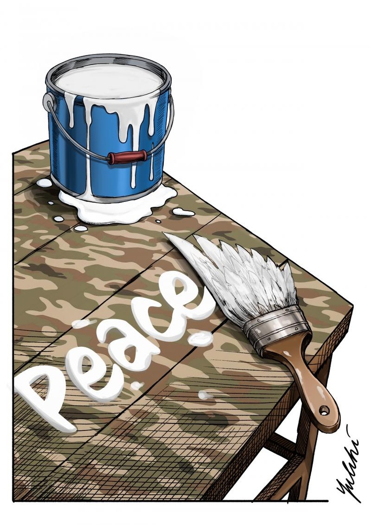 Paz en la mesa de guerra
