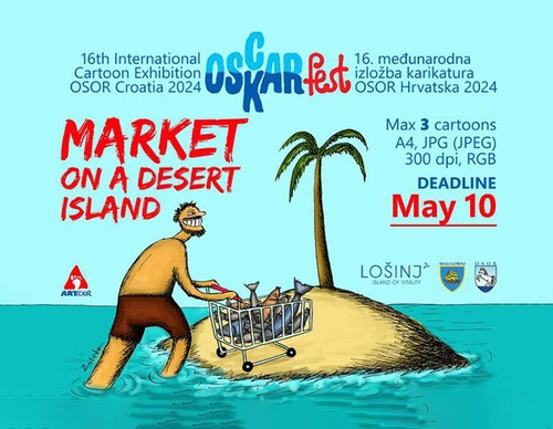 16th International Cartoon Exhibition OSCARfest , Croatia 2024
