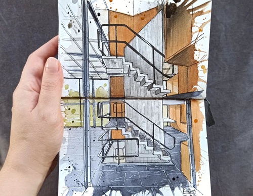 Galeria de pinturas em aquarela de Kalliopi C - Escócia