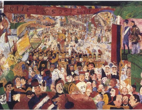 Galeria de pintura a óleo de James Ensor - Bélgica