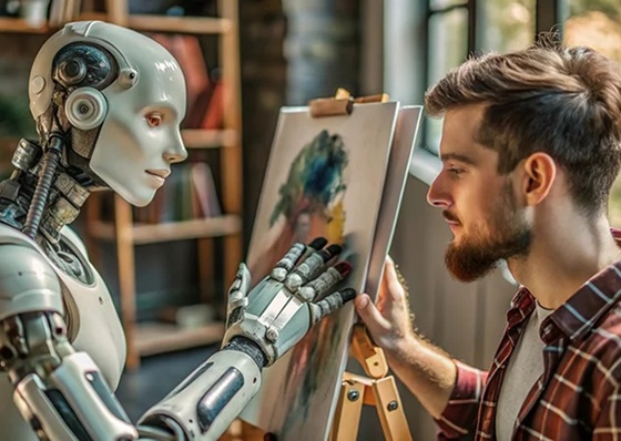 Inteligência Artificial e o Futuro da Arte; As Máquinas Substituirão a Criatividade?