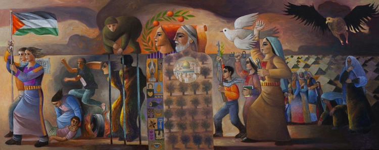 Sliman Mansour é um pintor palestino