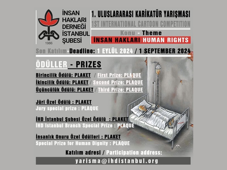 1st International Cartoon Competition, Human Rights Association, Istanbul 2024, Turkey