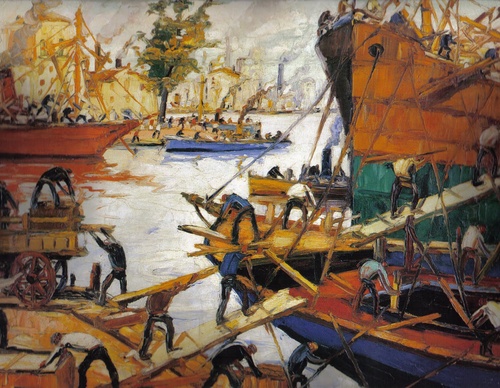 Galeria de pinturas de Benito Quinquela Martín Argentina