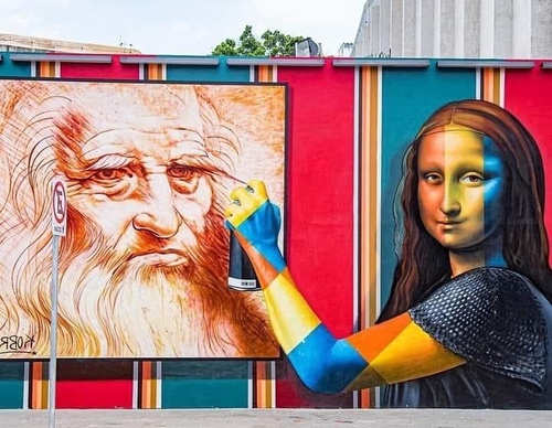 Gallery of street painting by Eduardo Kobra - Brazil