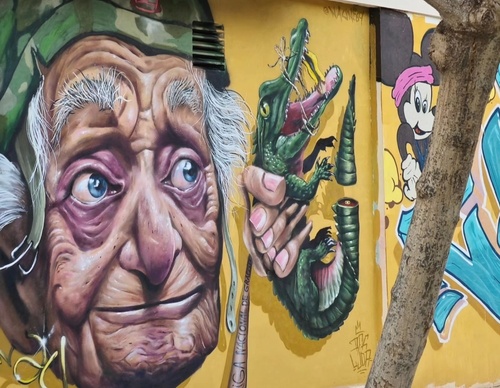 Galería de arte callejero de Nauni - España