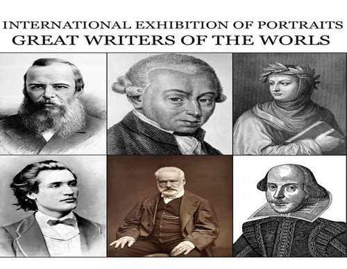 INTERNATIONAL EXHIBITION OF PORTRAITS "GREAT WRITERS OF THE WORLD"