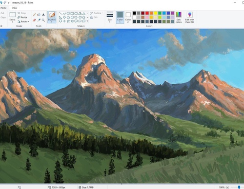 Gallery Of Drawing With Windows Paint By Christian Young - USA_1