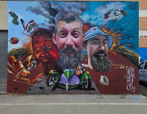 Galería de arte callejero de Nauni - España