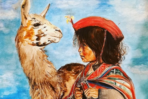 Gallery Of WaterColor Painting By Sanchez Laurène - Brazil