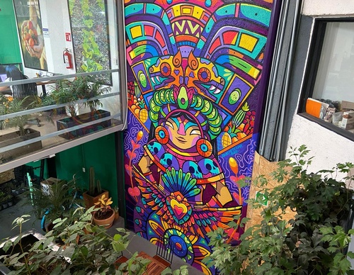 Galeria de arte de rua de Metzican - México