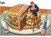 The tariff wall The trade war between the US and Canada escalates. - Manuel Guillen - Nicaragua