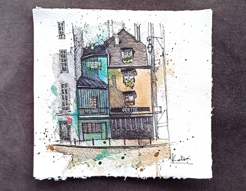 Galeria de pinturas em aquarela de Kalliopi C - Escócia