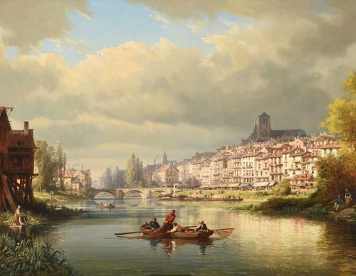 Gallery Of Painting By Charles Kuwasseg-France