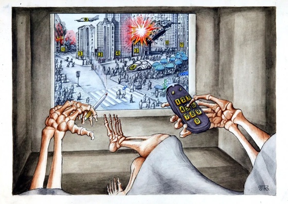 Galería de caricaturas de Pyotr Kulinich – Rusia