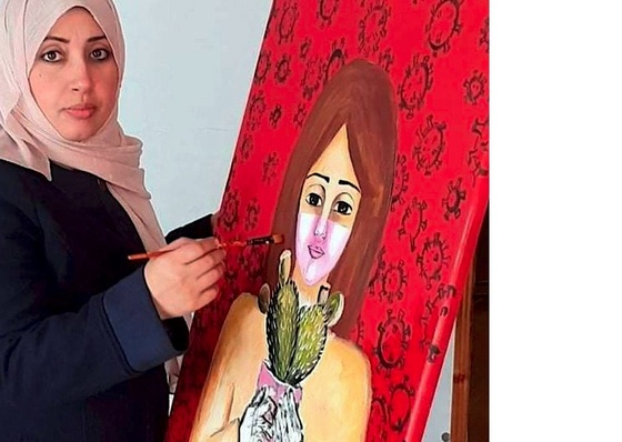 Heba Zagout: artista palestina asesinada en Gaza