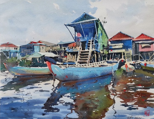 Galeria De Pintura Em Aquarela De Svetlin Sofroniev - Bulgária