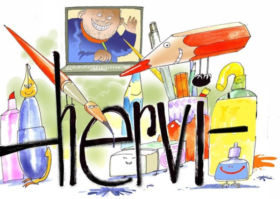 Galería de caricaturas de Hernán Vidal - HERVI - Chile