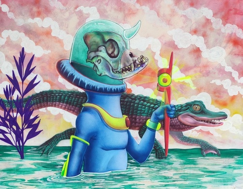Galería de arte callejero de Nashi Bime - México