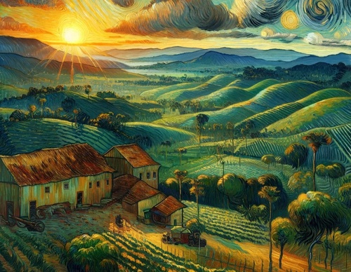 Galeria de ilustrações de Sander van der Horst - Nova Zelândia